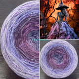 Limited Edition No.120 - 3-nitka 300g/1500m + glitter violet