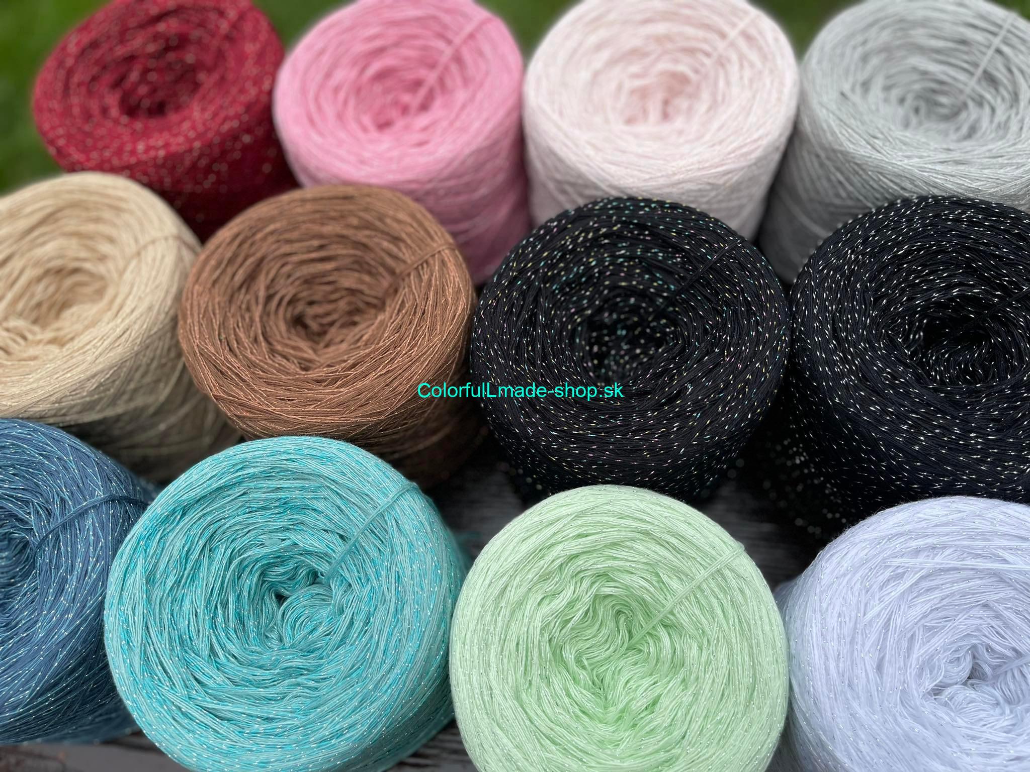 Limited Edition No.69 4-nitka/1000m + schwarz/silver glitz