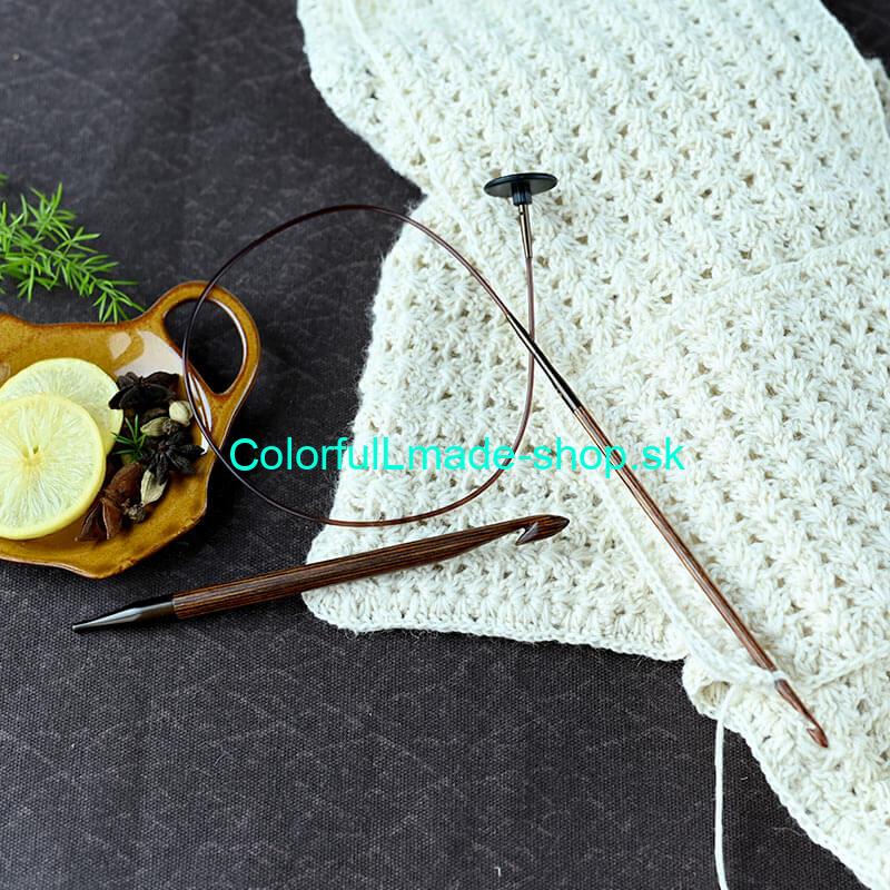 KnitPro Ginger Tunisian Crochet - 6.00mm háčik na tuniské háčkovanie