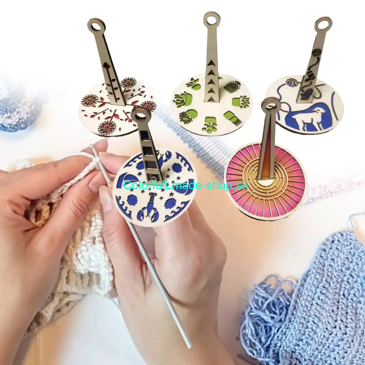 Yarn Holder - držiak priadze na zápästie - Cat