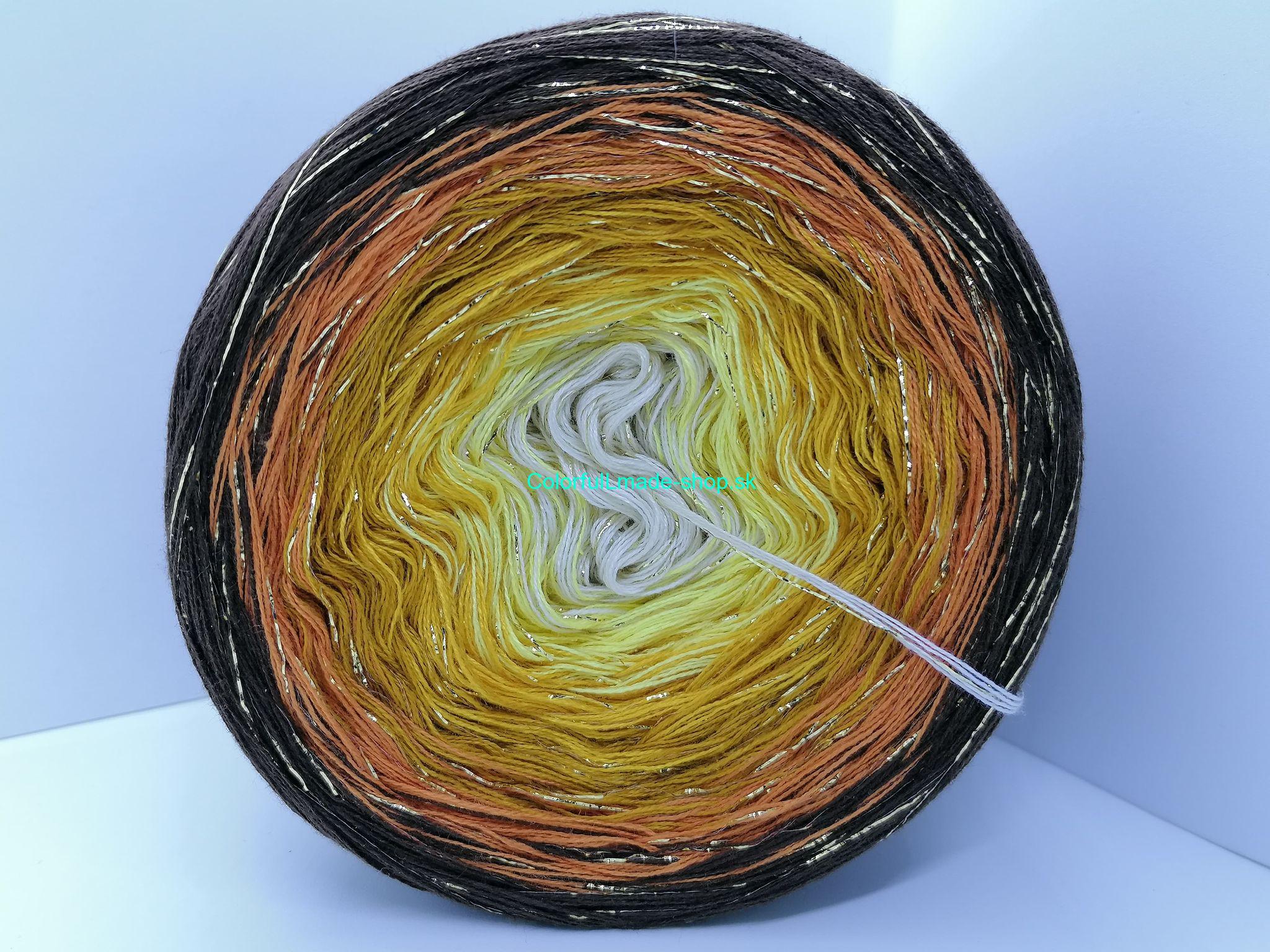 Limited Edition No.156 - 4-nitka/1500m + glitter gold