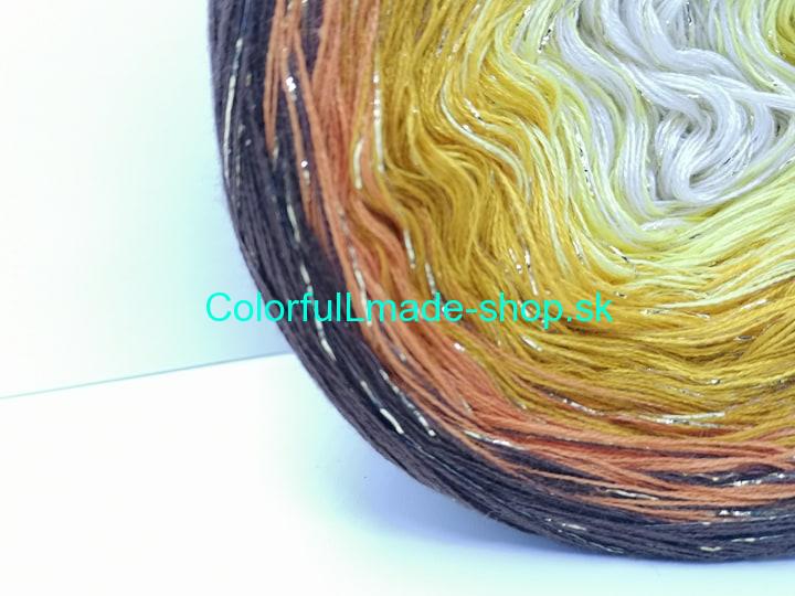 Limited Edition No.156 - 3-nitka/1000m + glitter gold