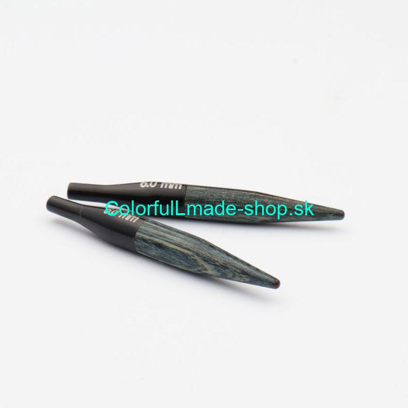 KnitPro Denim Indigo Wood Mini Interchangeable Circular Needles - mini vymen.ihlice - 5,0mm 5cm KnitPro Denim Indigo Wood Mini Interchangeable Circular Needles - mini vymen.ihlice - 5,0mm 5cm