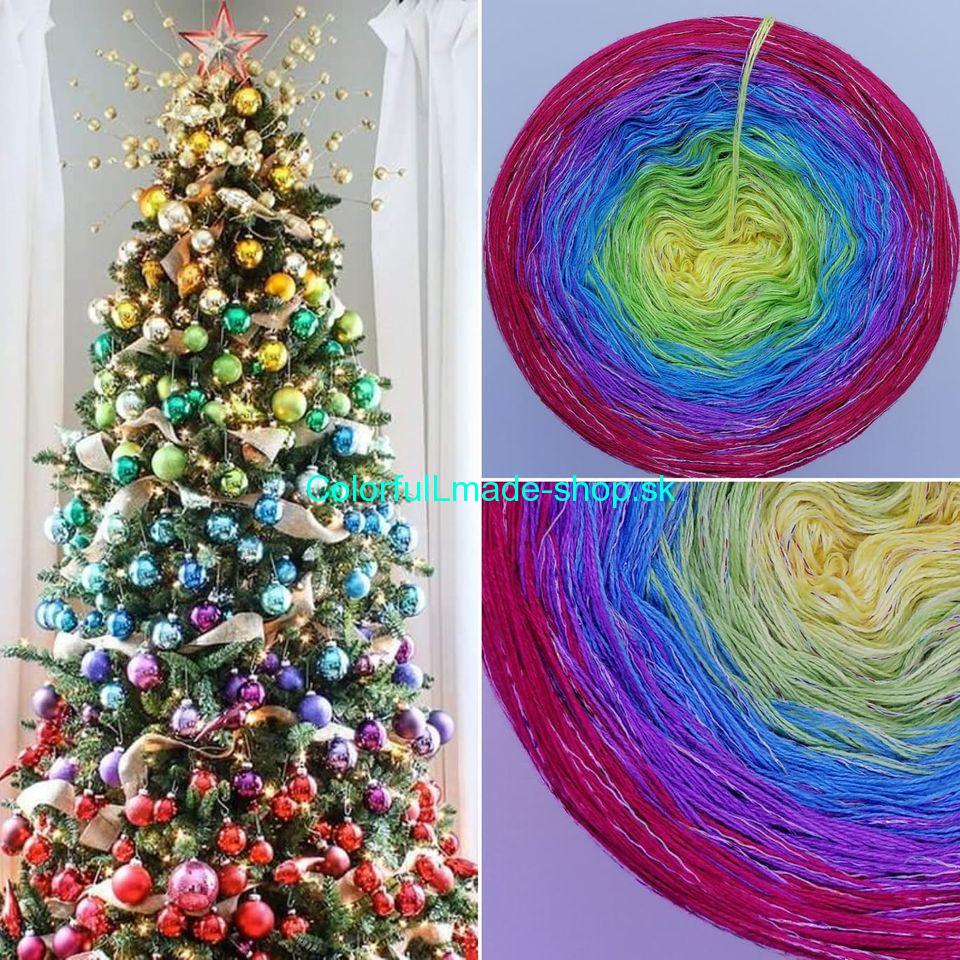 Limited Edition No.162 - 3-nitka/1500m + glitter irise