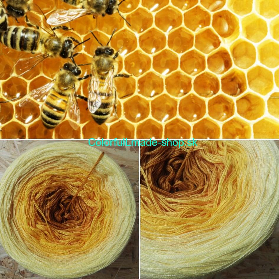 Život včiel 3-nitka 200g/1000m Honey Bees