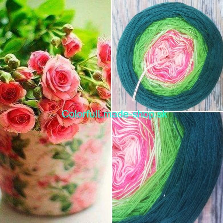 Ruže III. 4-nitka 250g/1000m Roses III.