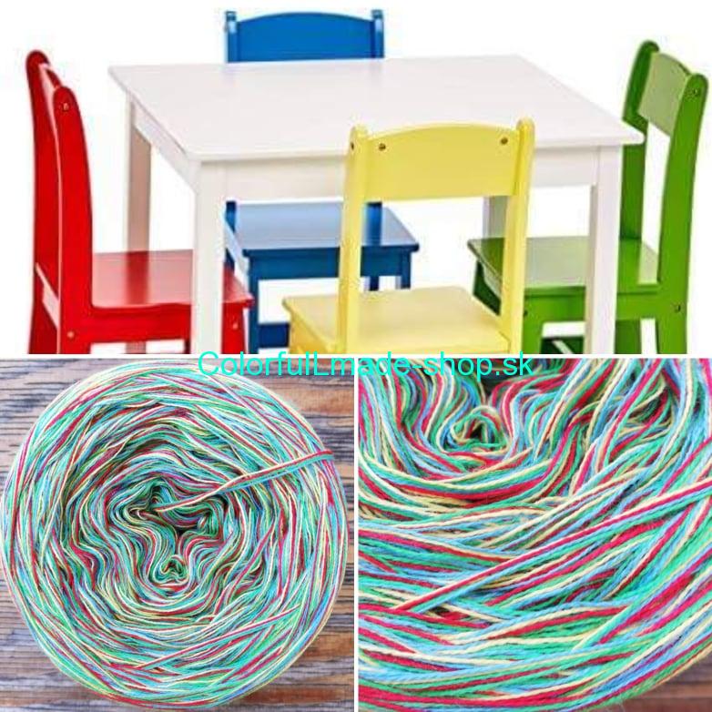 Colorful - Chairs - 4-nitka 50g/200m