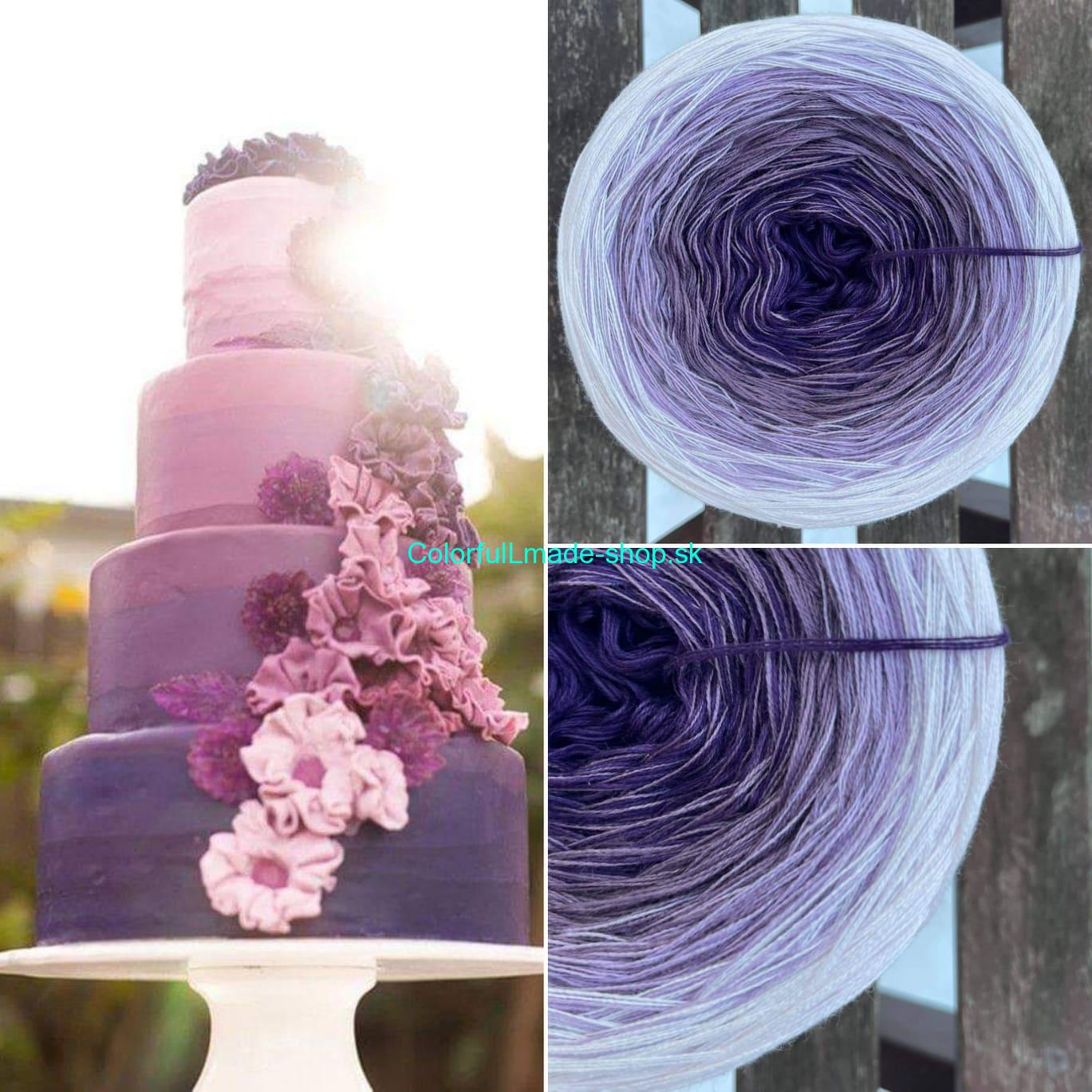 Magic OMBRÉ - Violet Dreaming 3-nitka/1000m