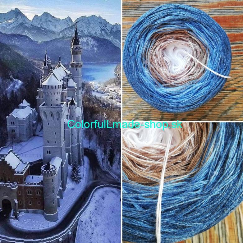 Zimný zámok 3-nitka 300g/1500m Winter castle