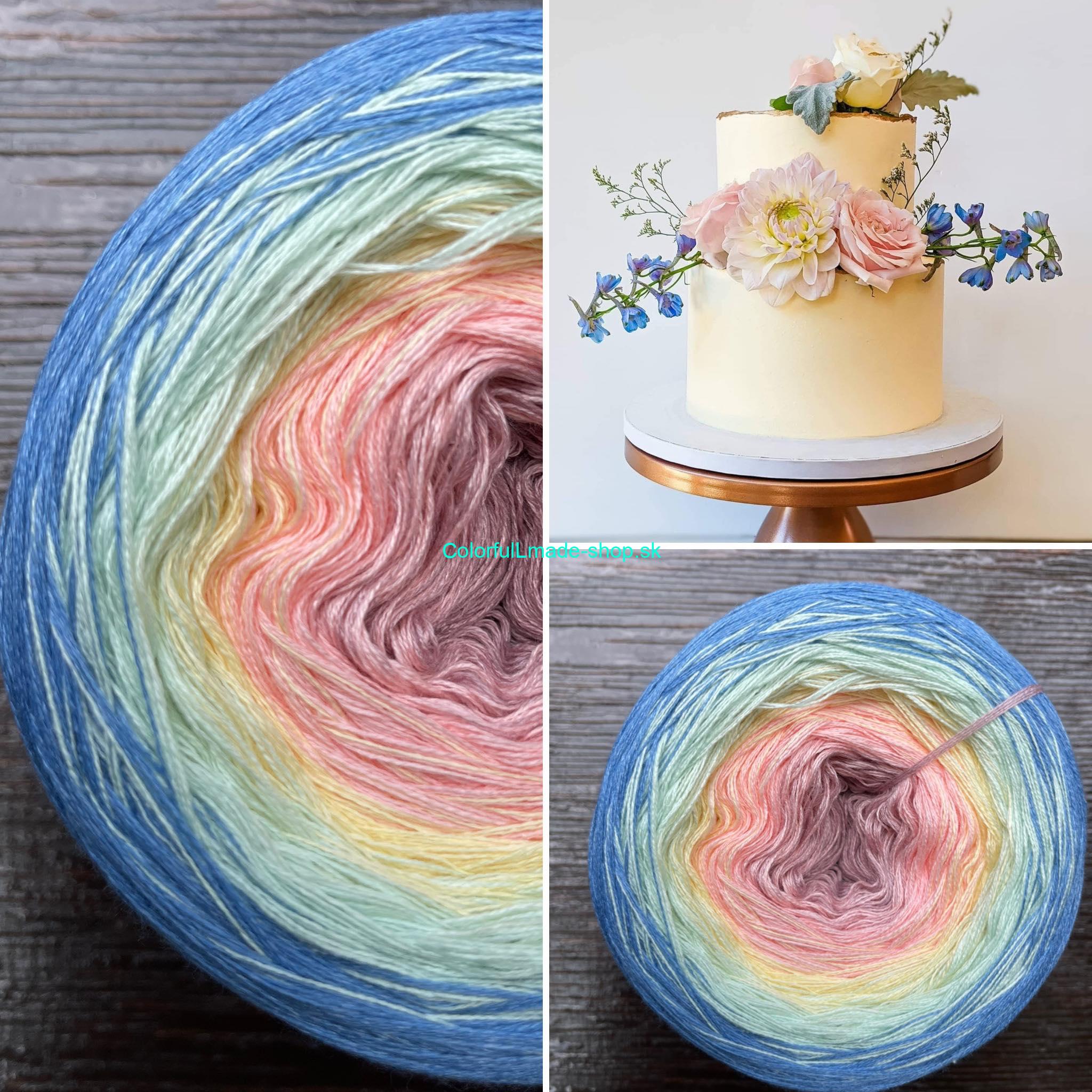 Narodeninová torta 3-nitka 200g/1000m Birthday Cake