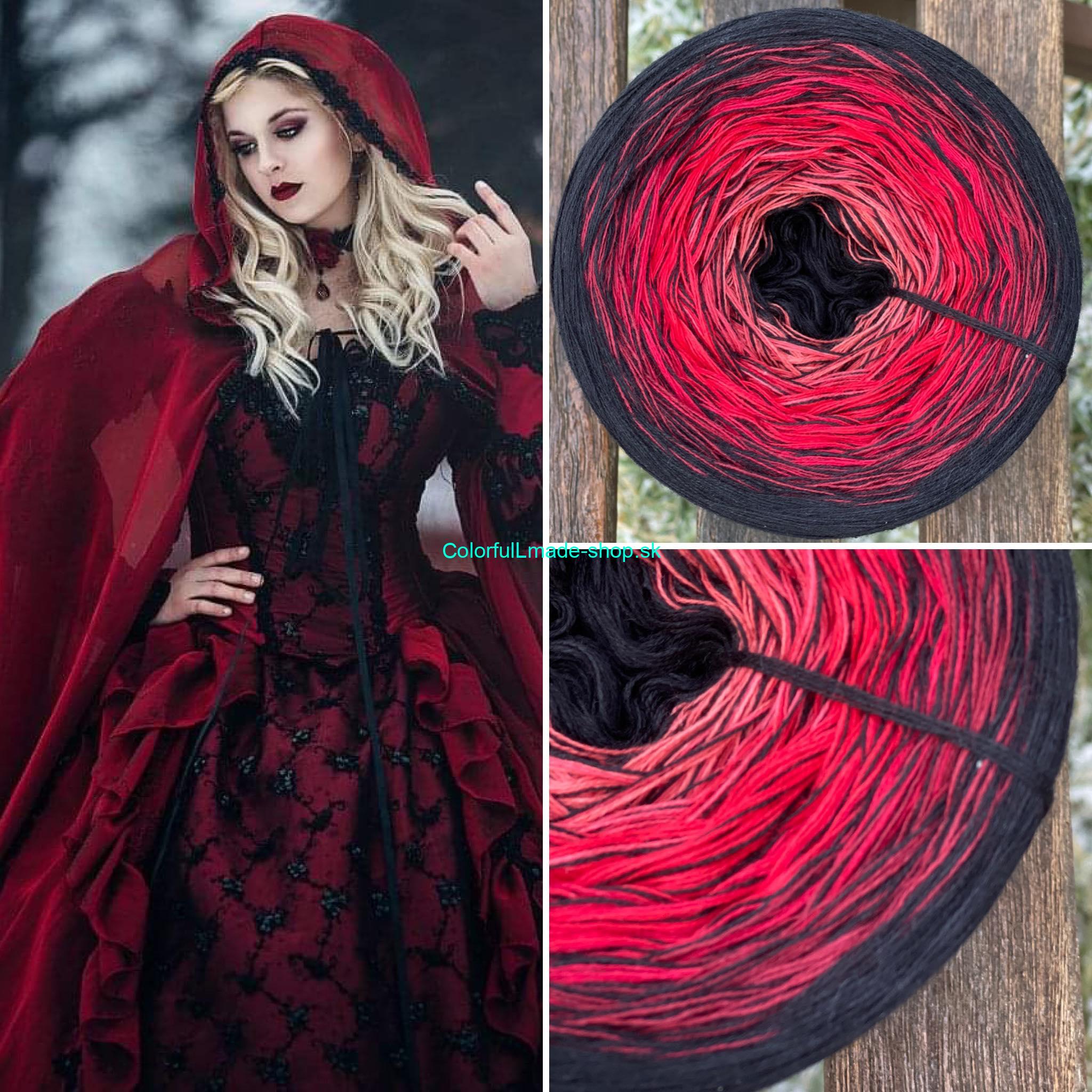 Rainbow IV. black 4-nitka 250g/1000m