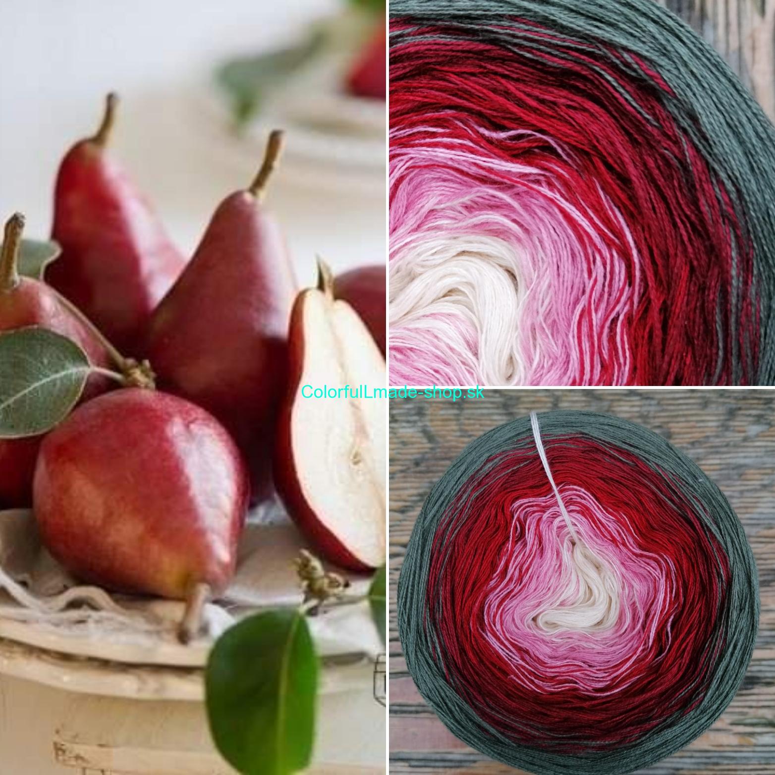 Hrušky 3-nitka 360g/1800m Pears