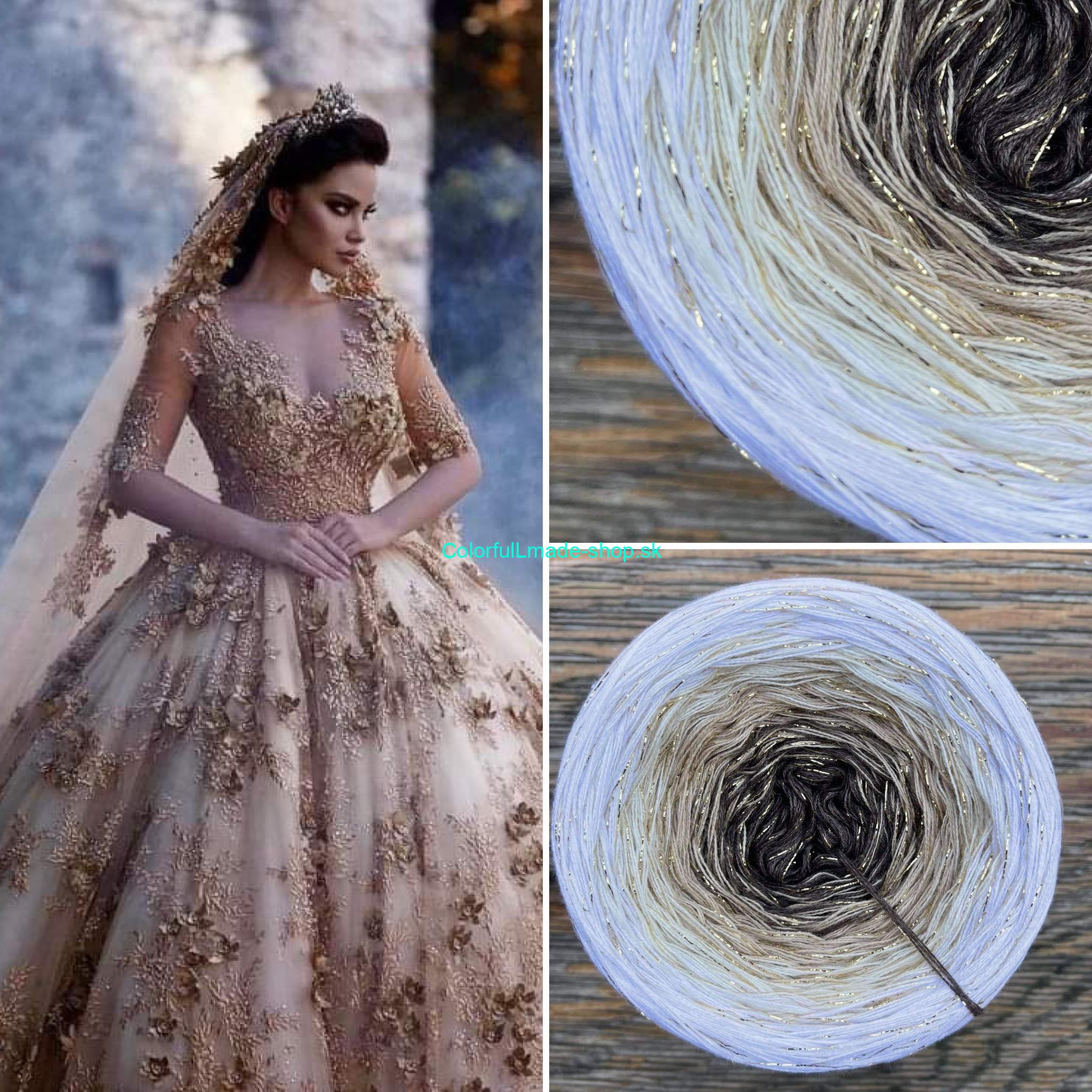 Limited Edition No.39 - 4-nitka/1500m + glitter gold