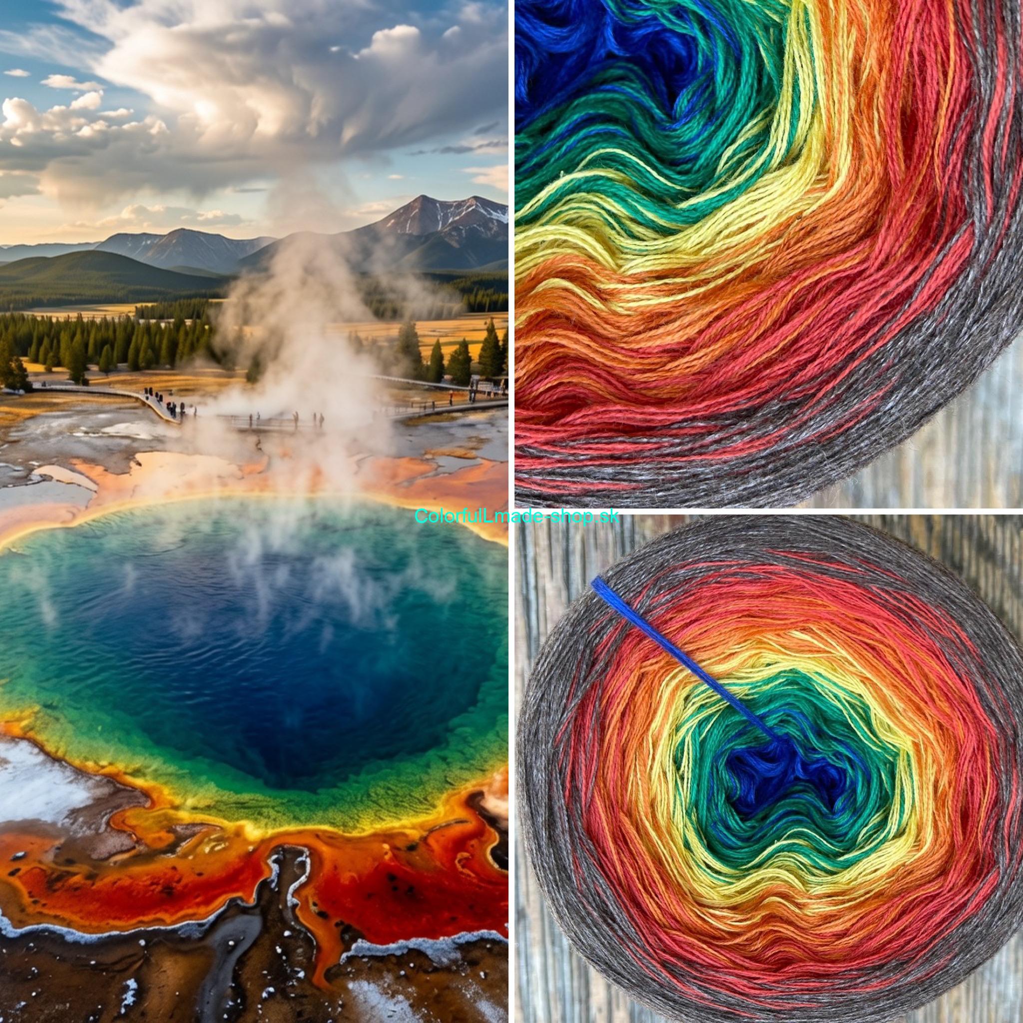 Grand Prismatic Spring 3-nitka/1500m