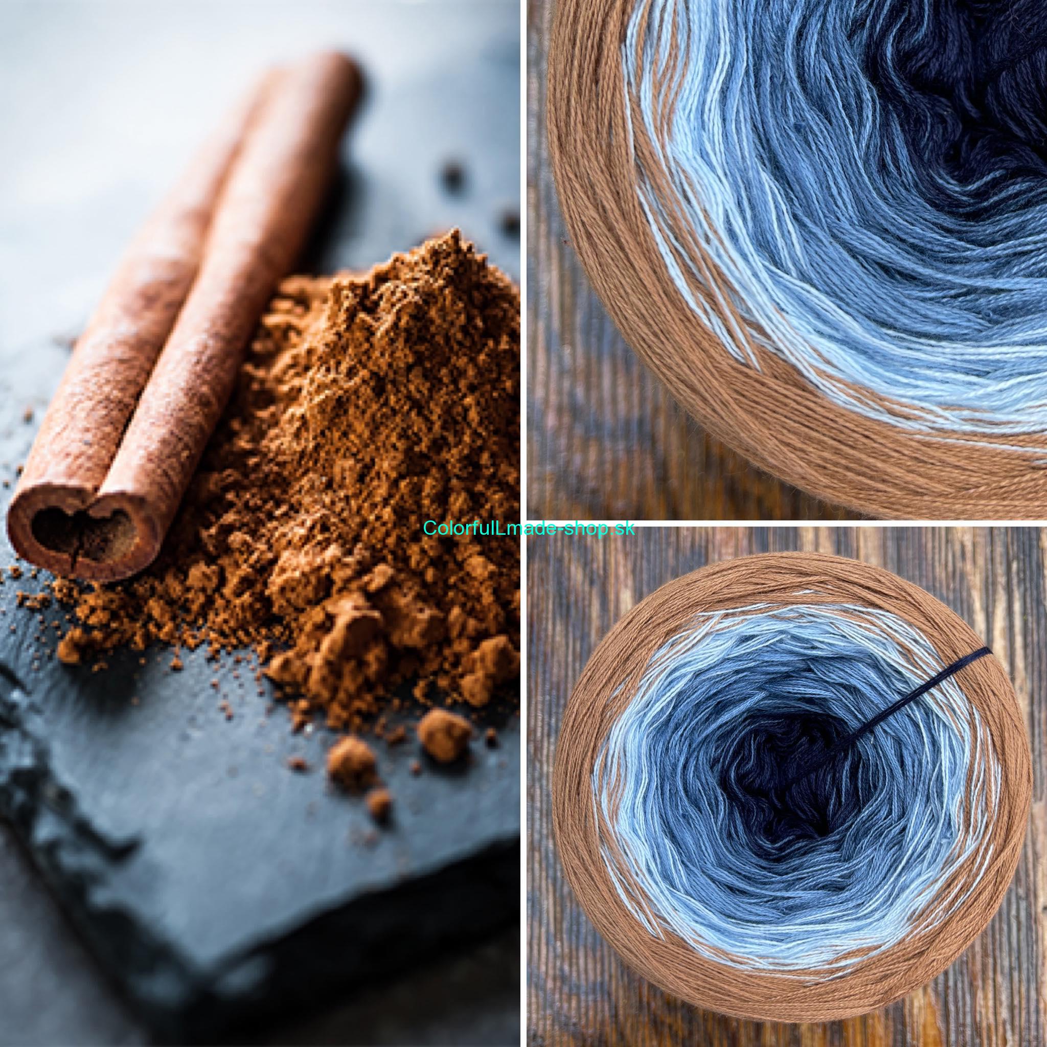 Škorica 4-nitka 250g/1000m Cinnamon
