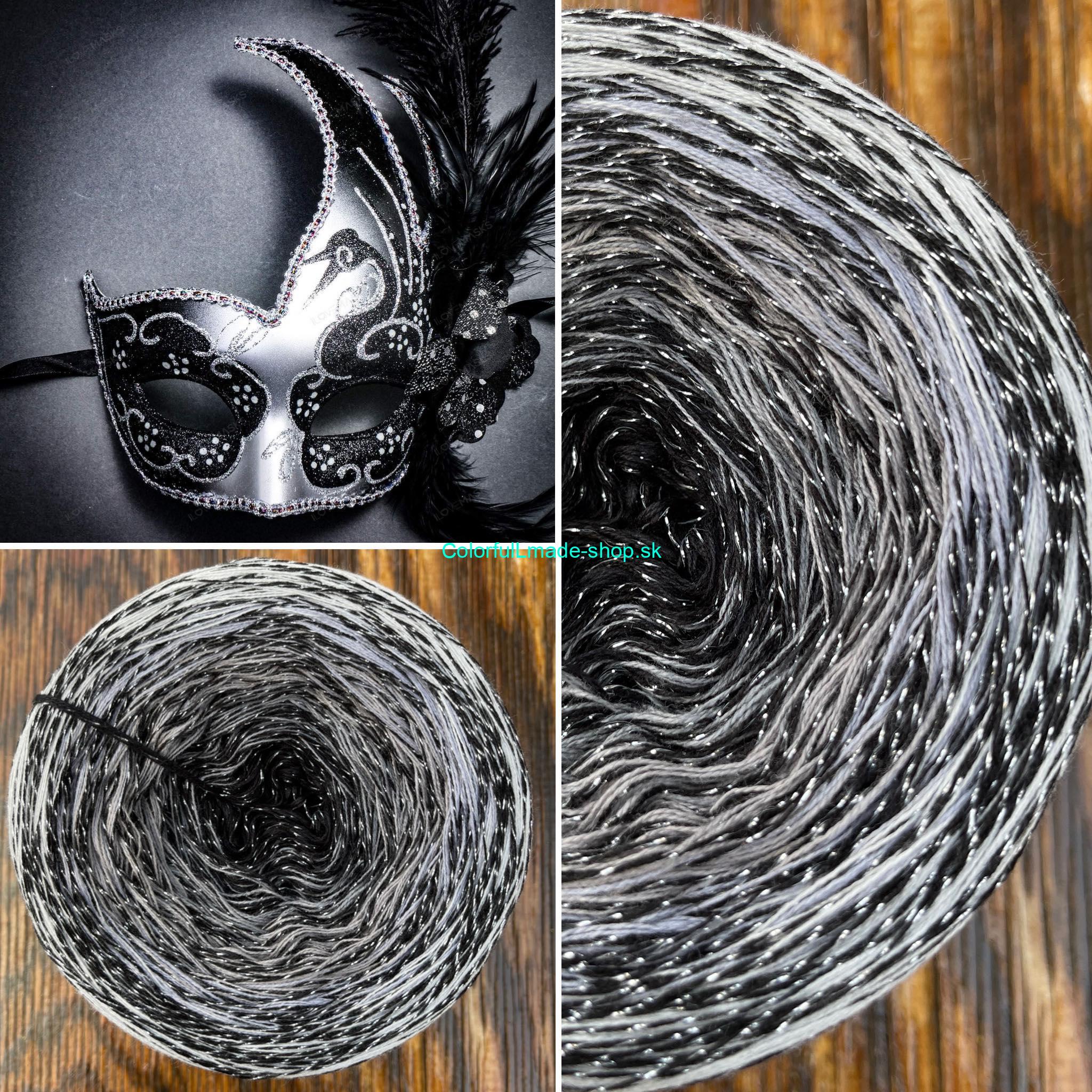 Rainbow III. Black GLITZ 4-nitka/1000m 