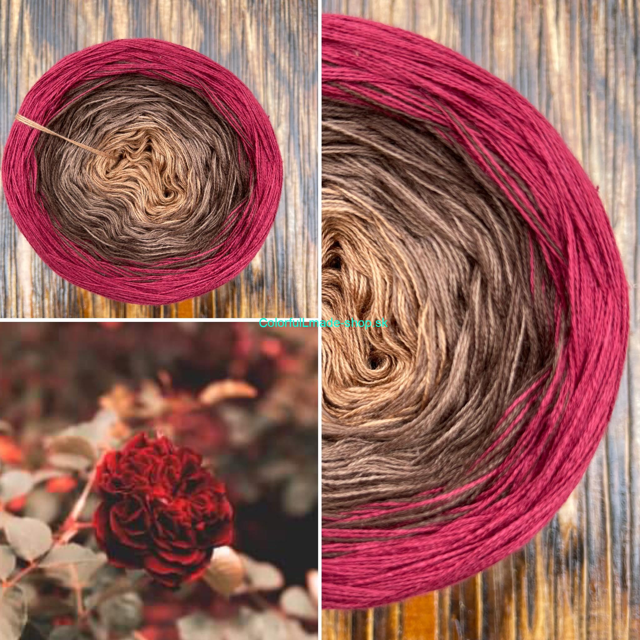 Červená ruža II. 3-nitka/1500m Red Rose II.