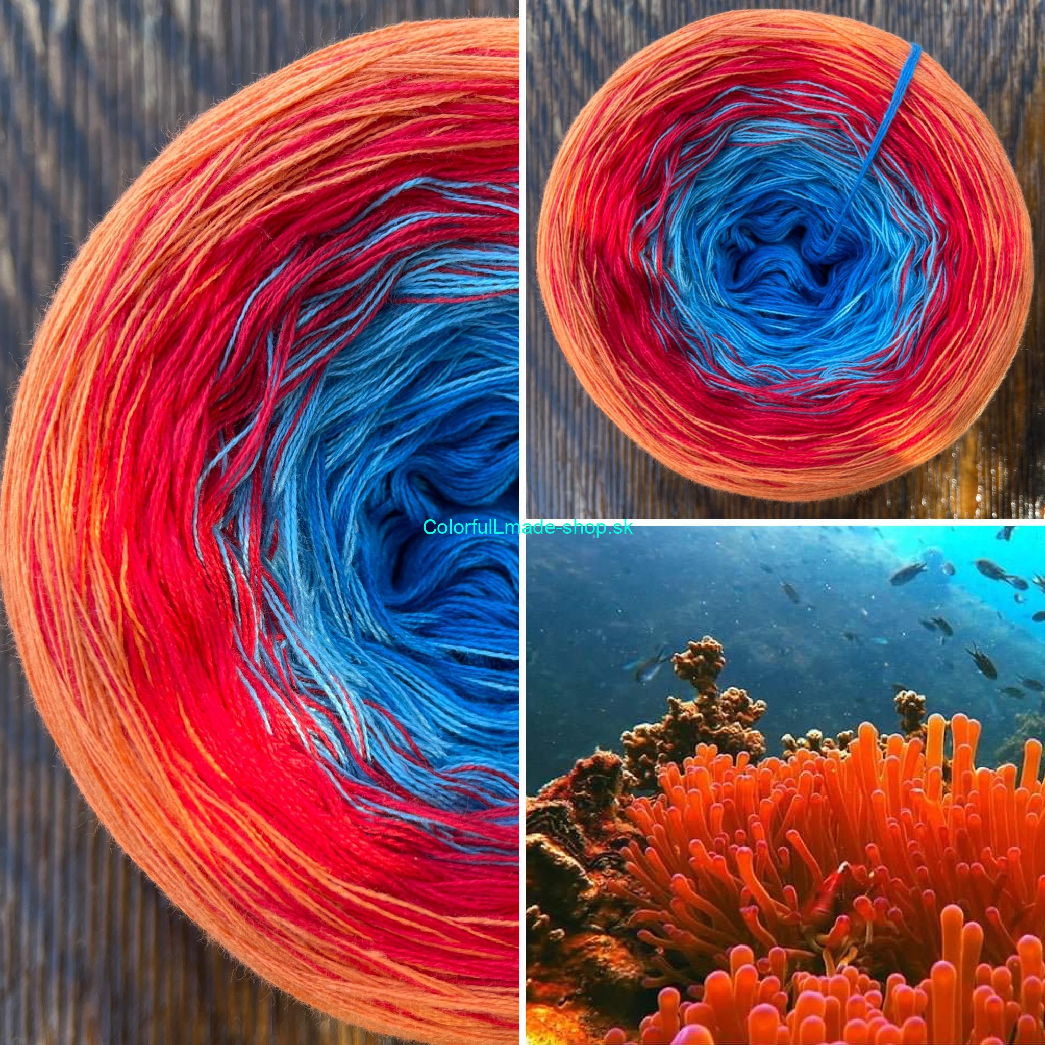 Koral 4-nitka 250g/1000m Coral
