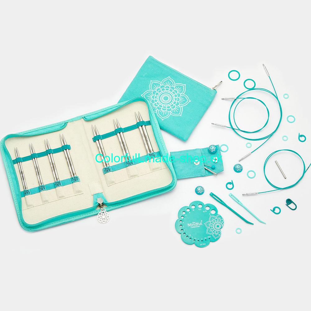KnitPro Mindful - The Believe Set - sada 7 párov vymeniteľných ihlíc - 13 cm ihlice