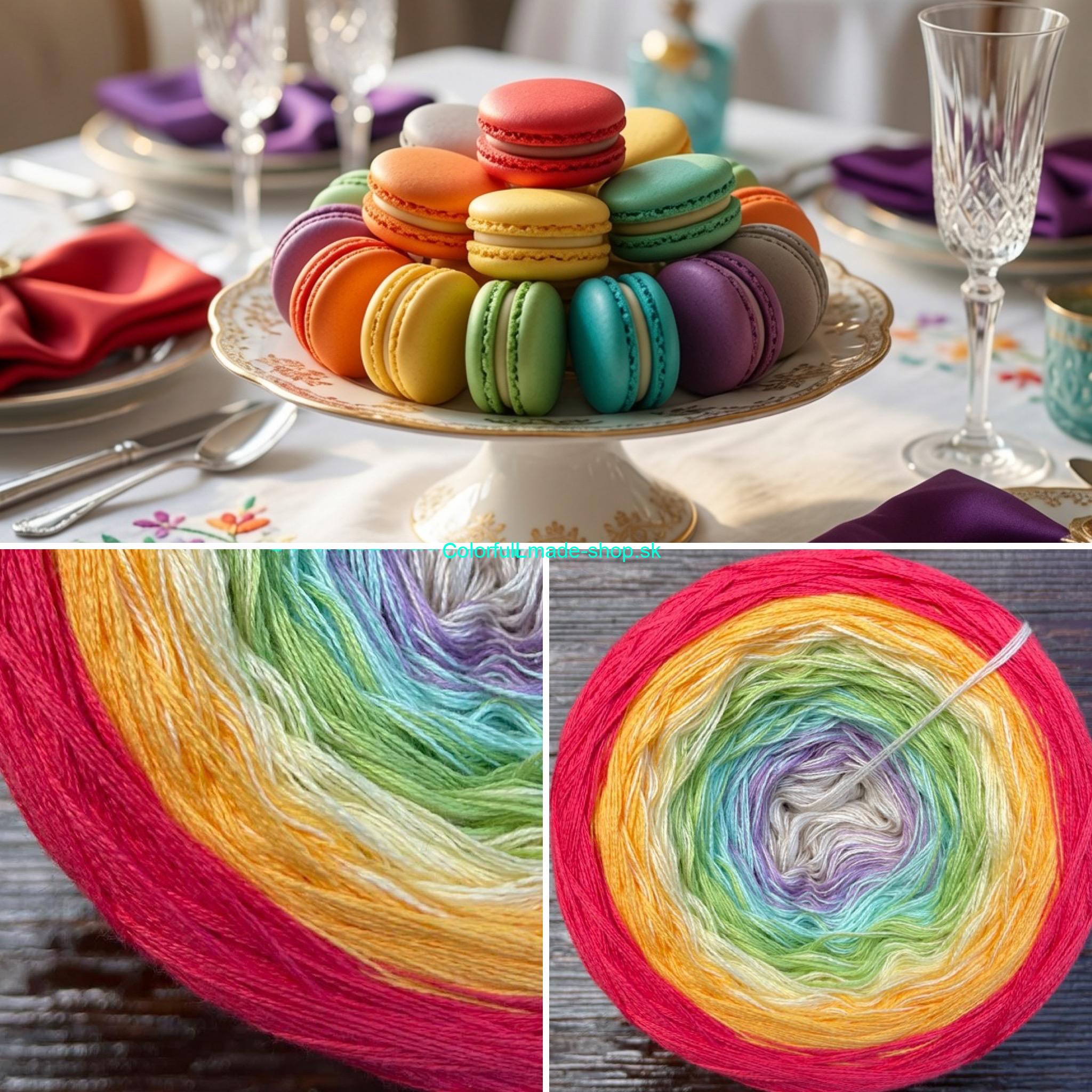 Makrónky VI. 3-nitka/1000m Macaroons VI.