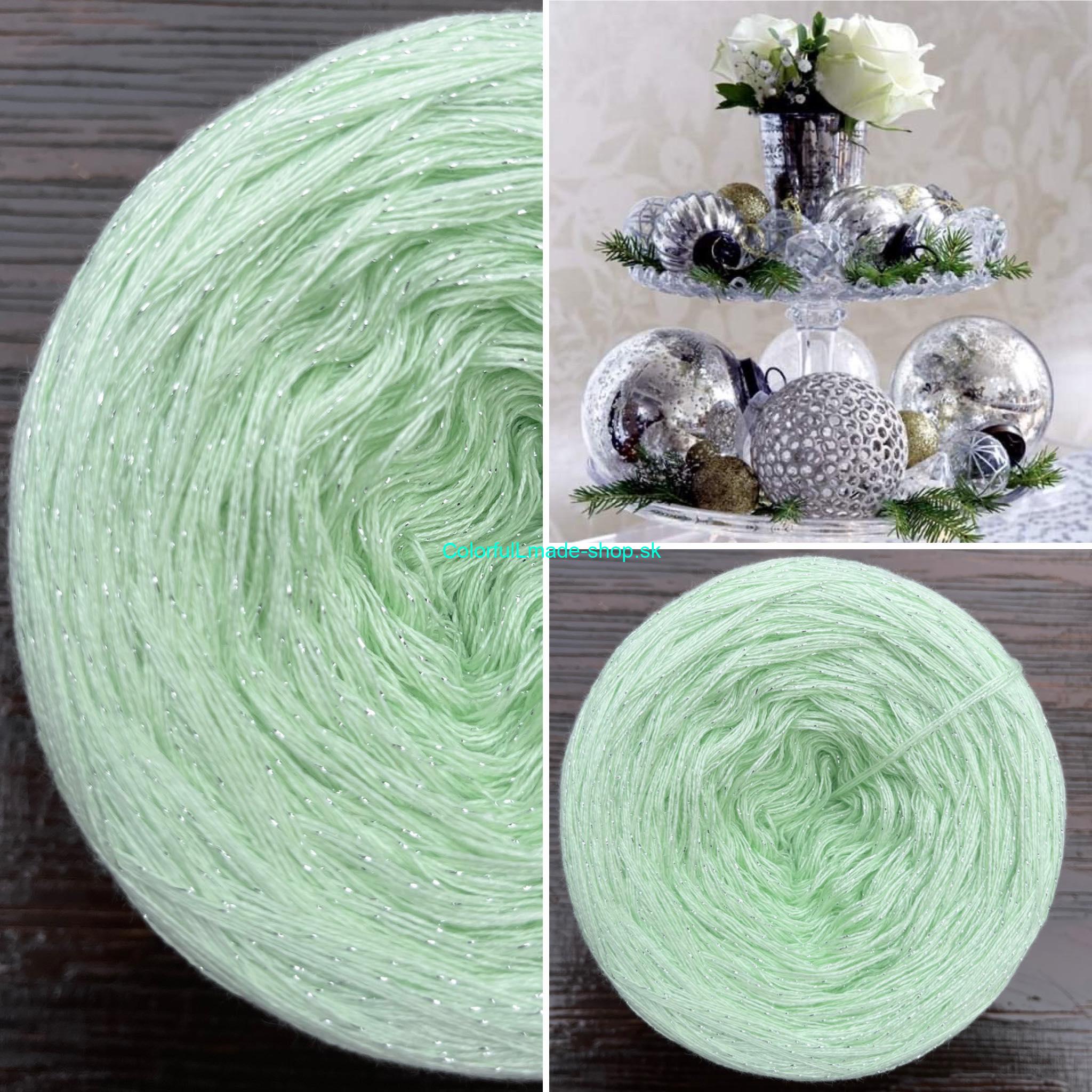 Limited Edition No.66 4-nitka/1500m + mint/silver glitz