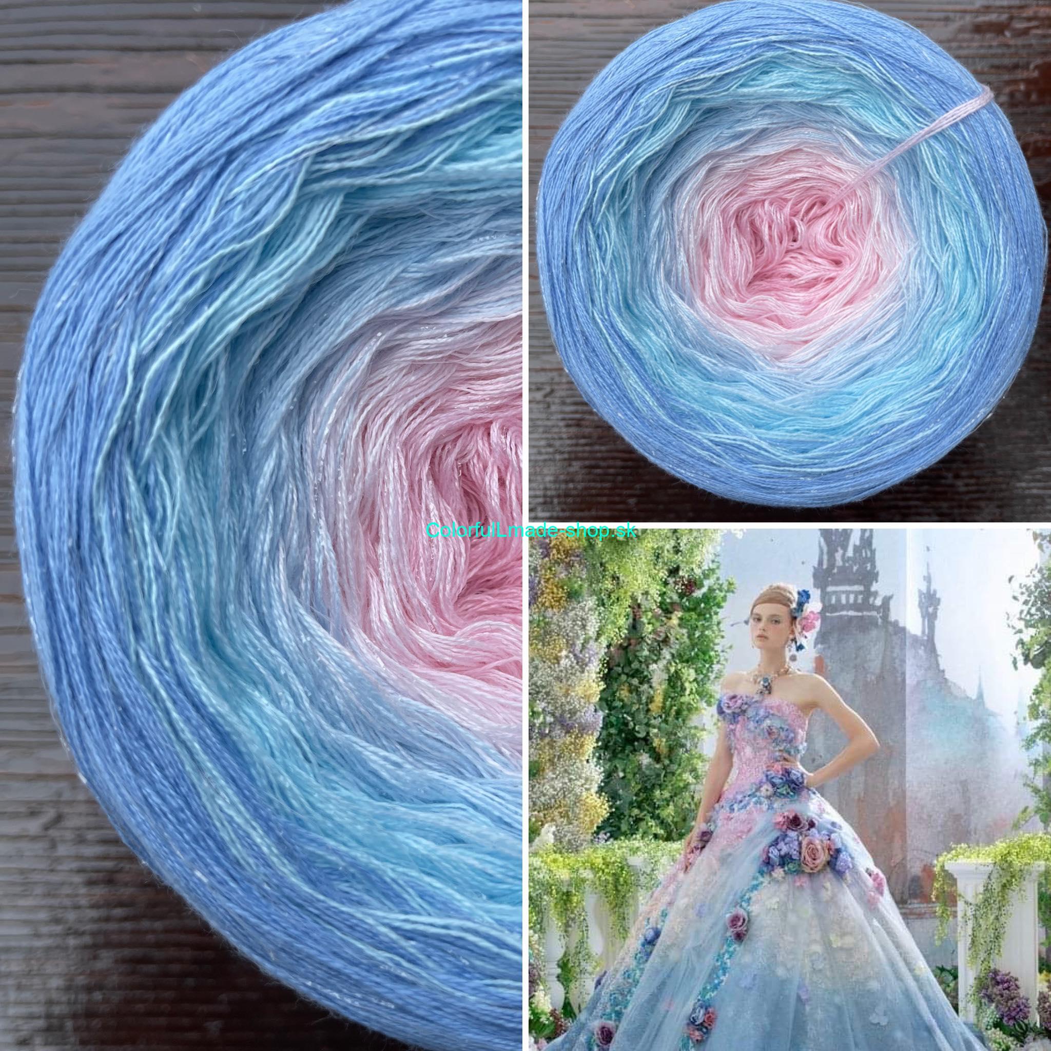 Limited Edition No.78 - 4-nitka/1500m + glitter transparent