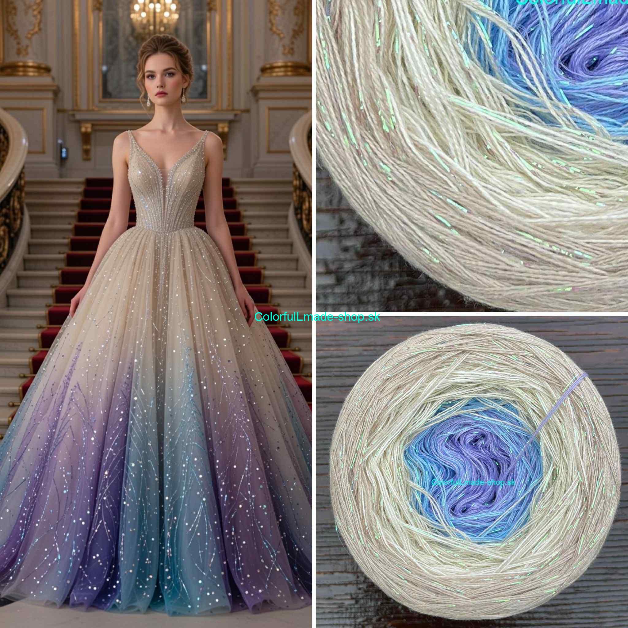 Limited Edition No.81 - 3-nitka/1500m + glitter irise