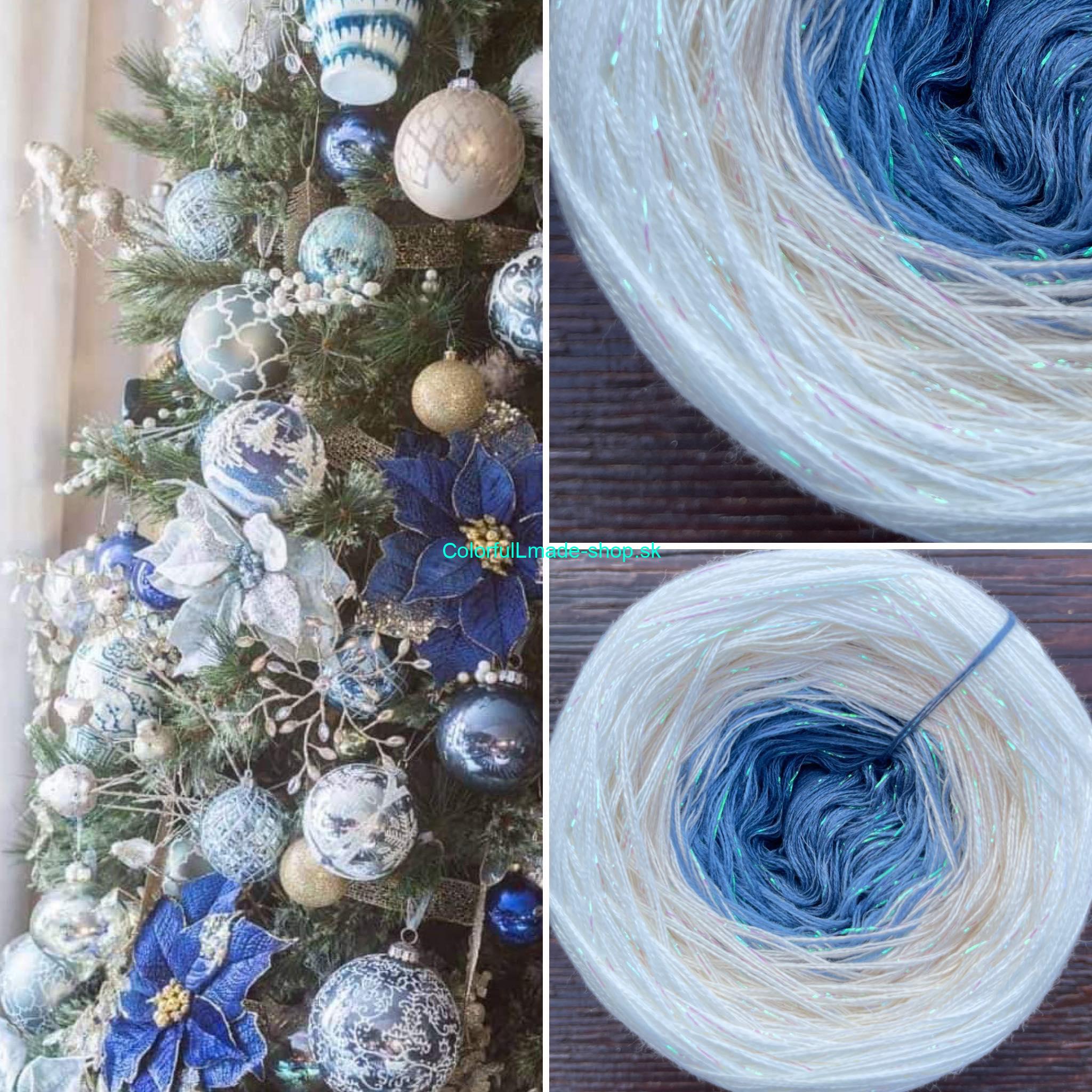 Limited Edition No.86 - 3-nitka/1000m + glitter irise