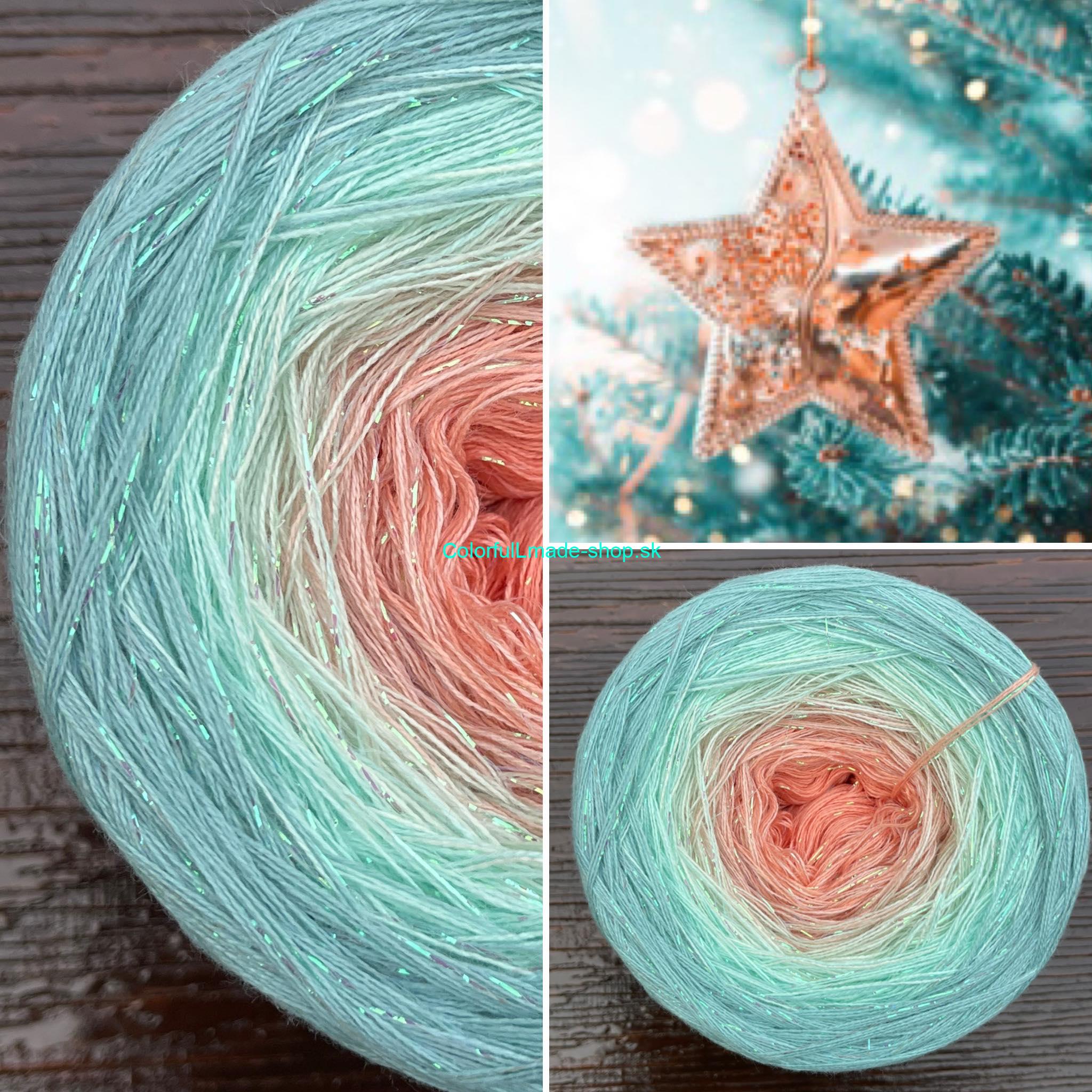 Limited Edition No.87 - 3-nitka/1000m + glitter irise