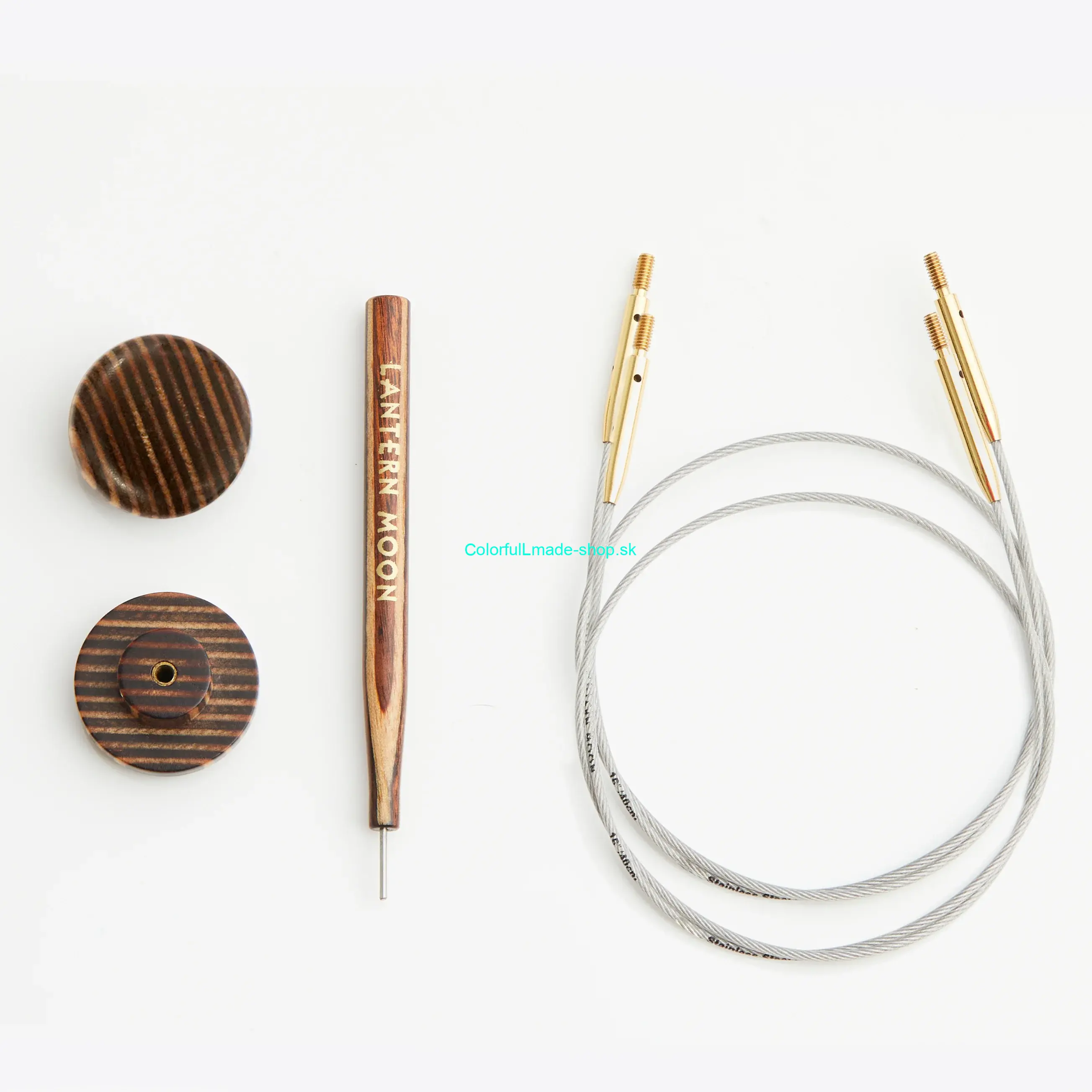 Lantern Moon - Swivel Cords - 2ks laniek s koncovkami 80cm 