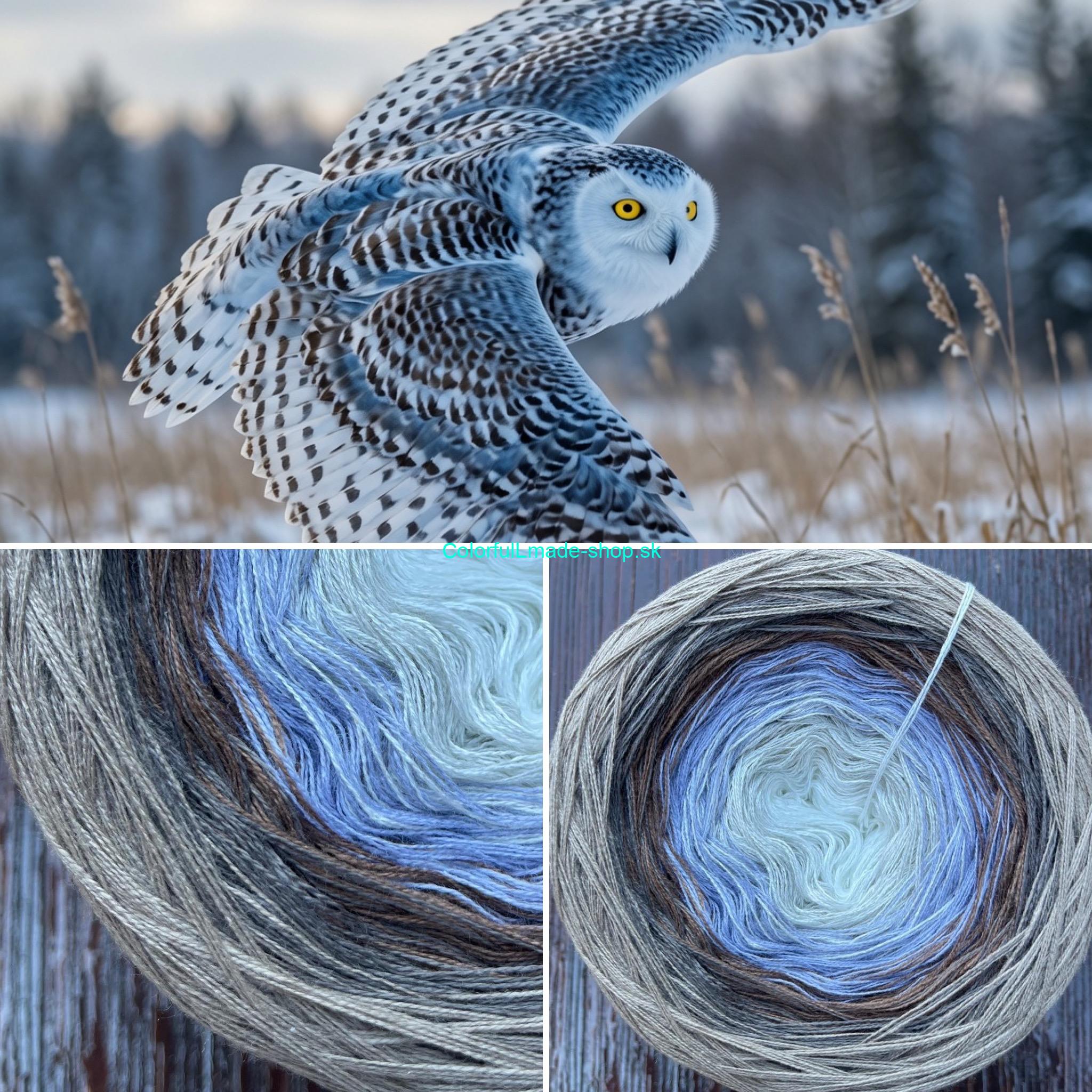 Snežná sova II. 4-nitka/1500m Snowy owl II.