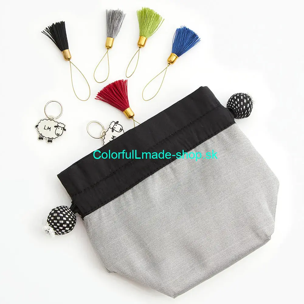 Lantern Moon - Stitch Markers Pouches - Cloud (Silver)