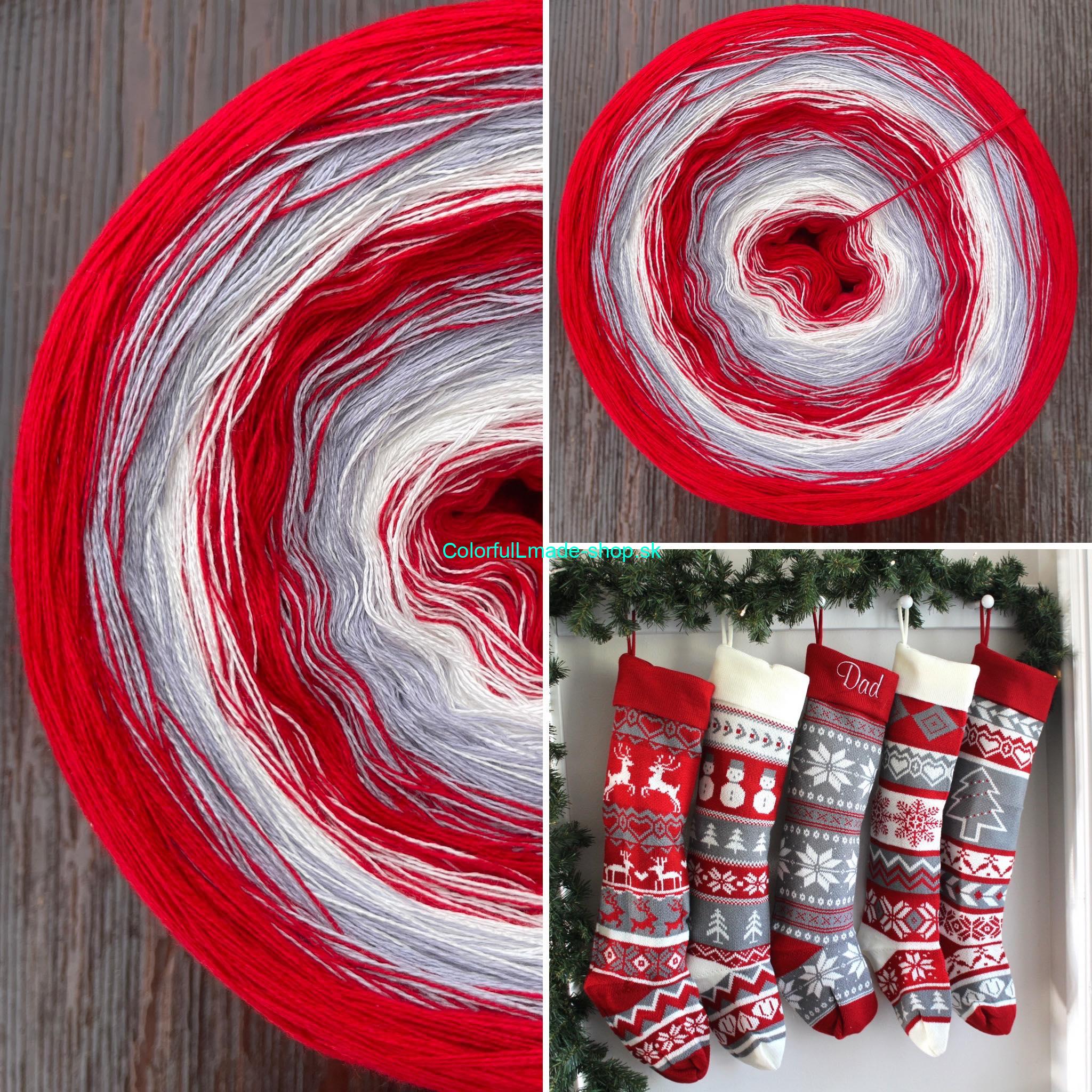 Vianočné ponožky II. 3-nitka/1000m Christmas socks II.