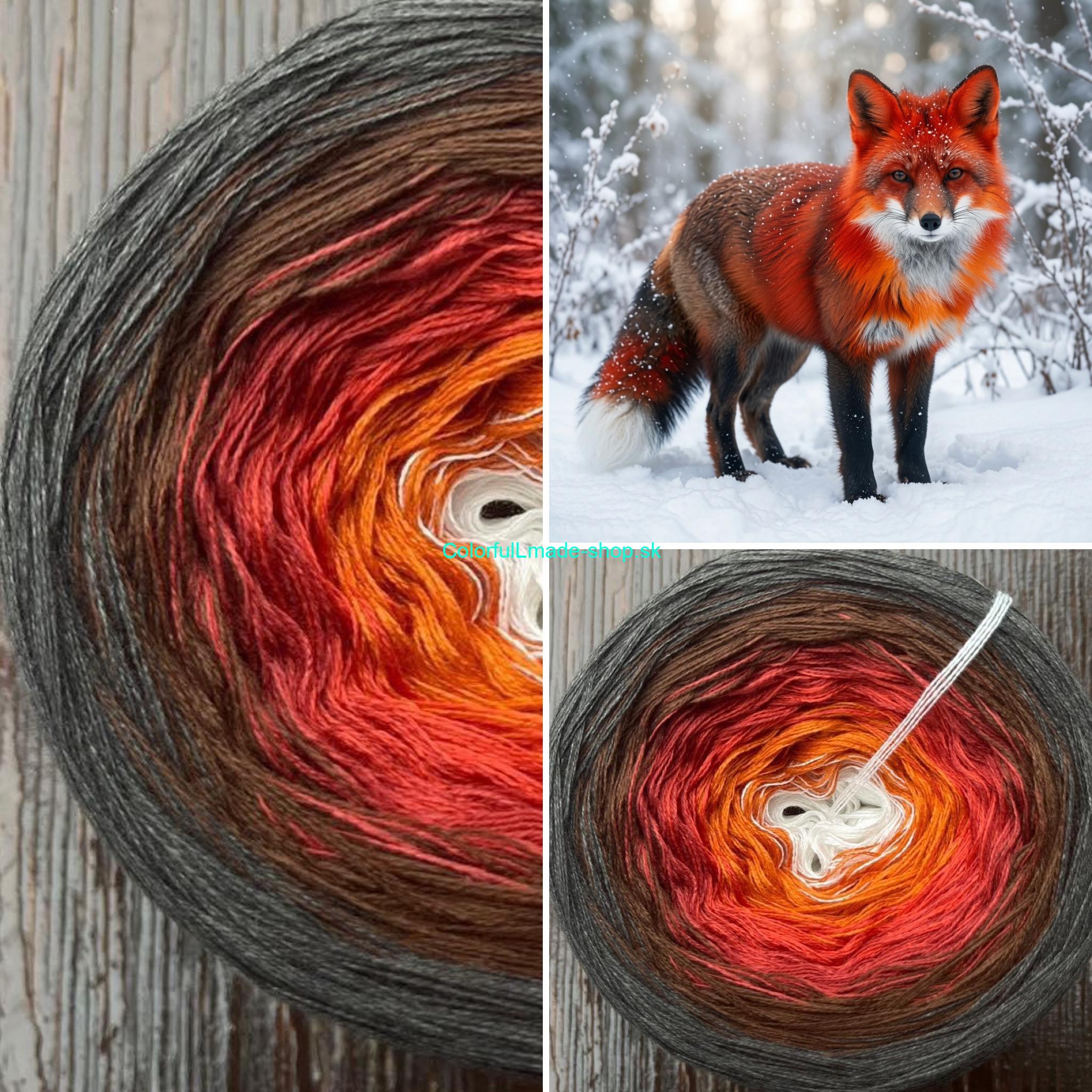 Zimná líška II. - 4-nitka/1500m - Winter fox II.