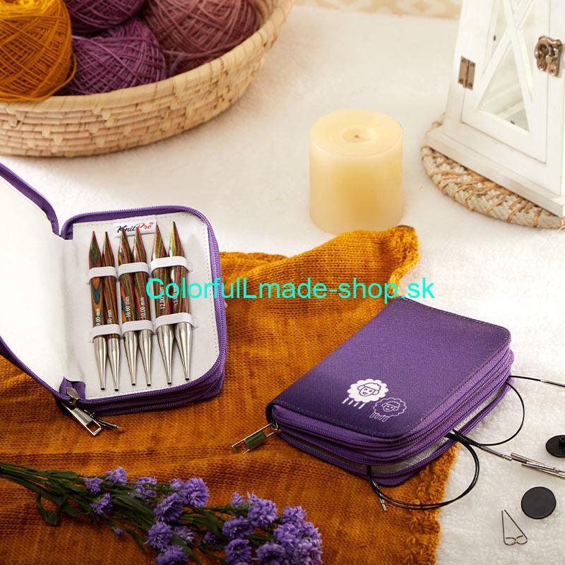 KnitPro Symfonie Interchangeable Chunky Needle Set - set 3 párov vym. 13 cm ihlíc