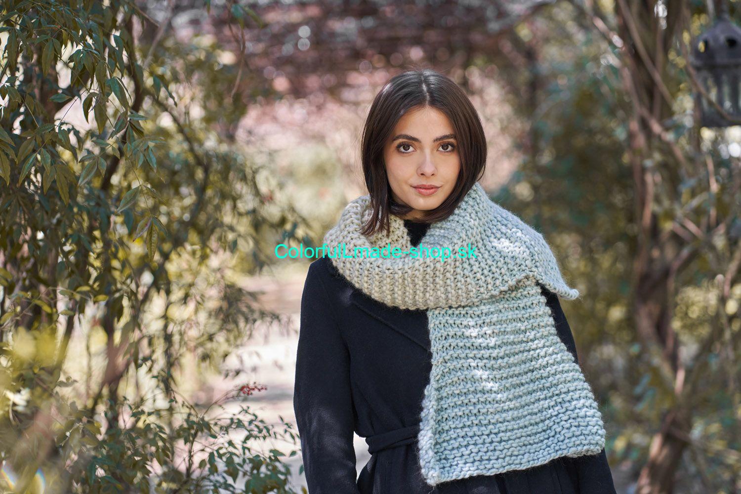 Chunky Degradé Scarf - english pattern PDF download