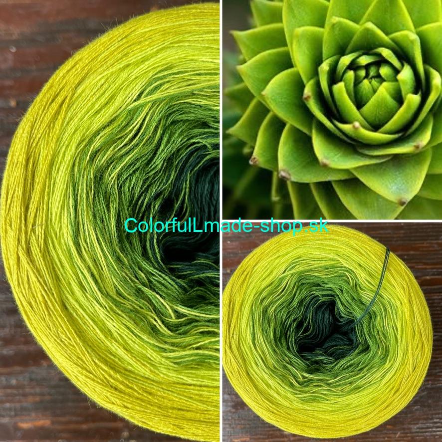 Magic OMBRÉ DARK - Cactus -  4-nitka/1000m