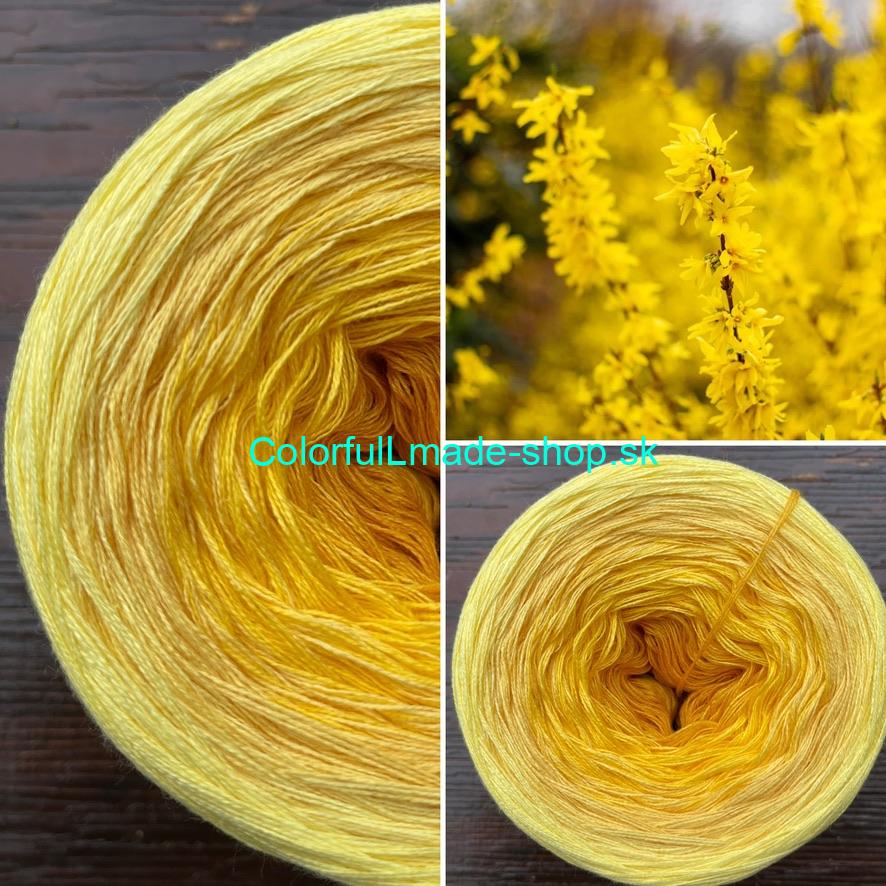 Magic OMBRÉ DARK - Forsythia -  4-nitka/1000m