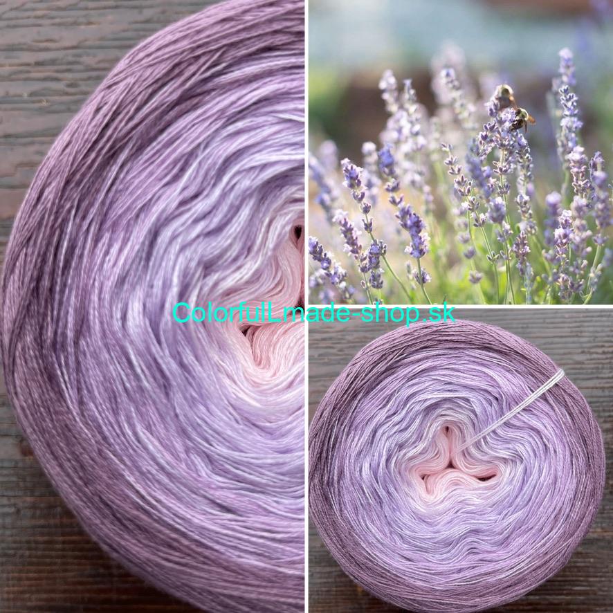Magic OMBRÉ LIGHT - Lavender - 3-nitka/1000m