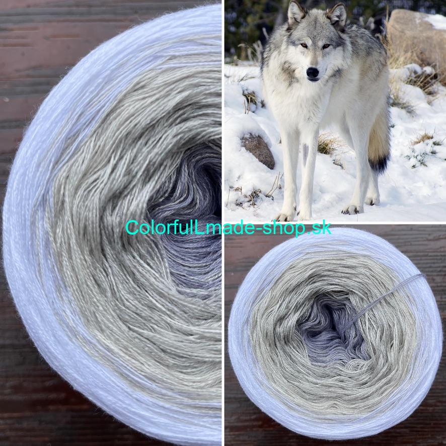 Magic OMBRÉ DARK - Wolf -  4-nitka/1000m