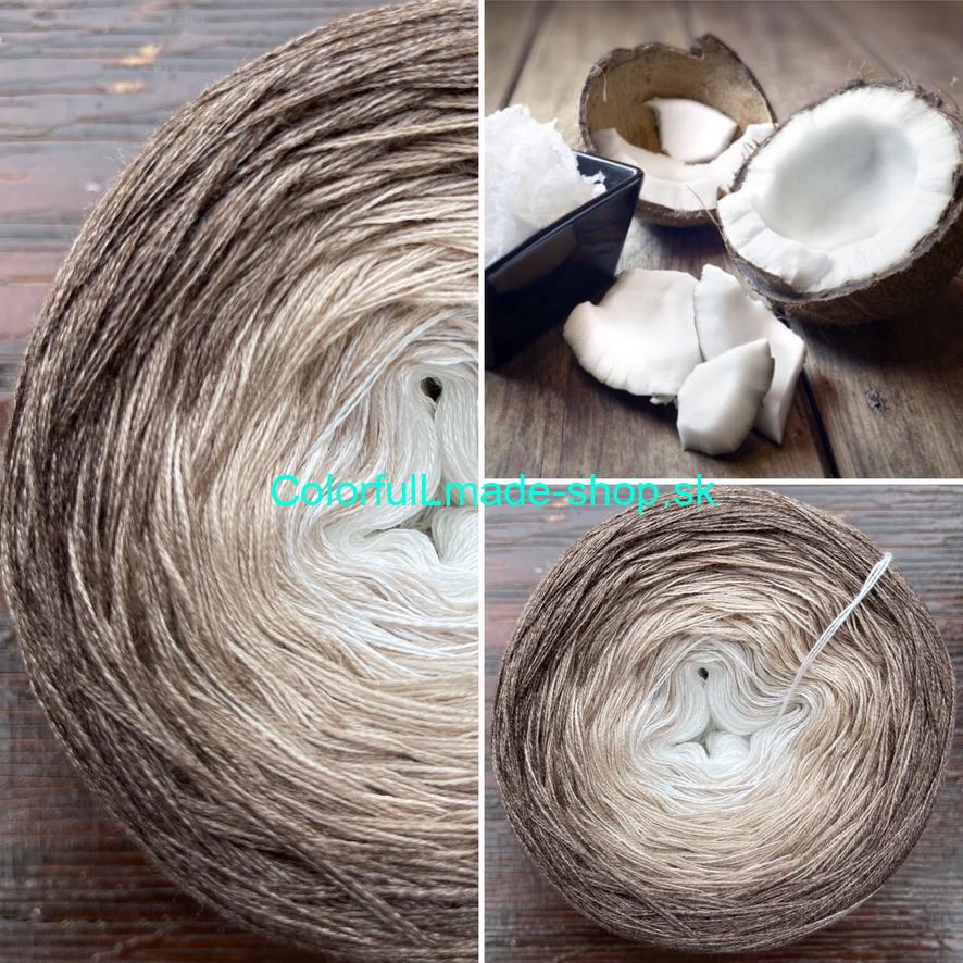 Magic OMBRÉ LIGHT - Coconut - 3-nitka/1000m