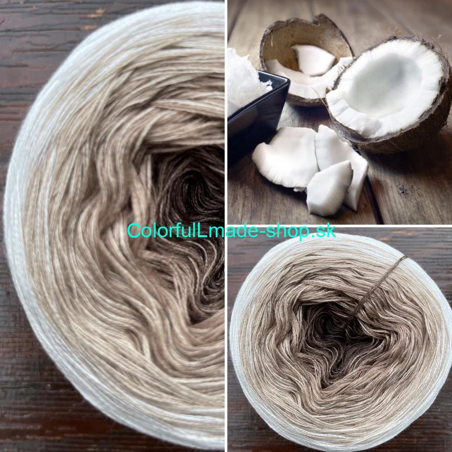 Magic OMBRÉ DARK - Coconut - 4-nitka/1500m