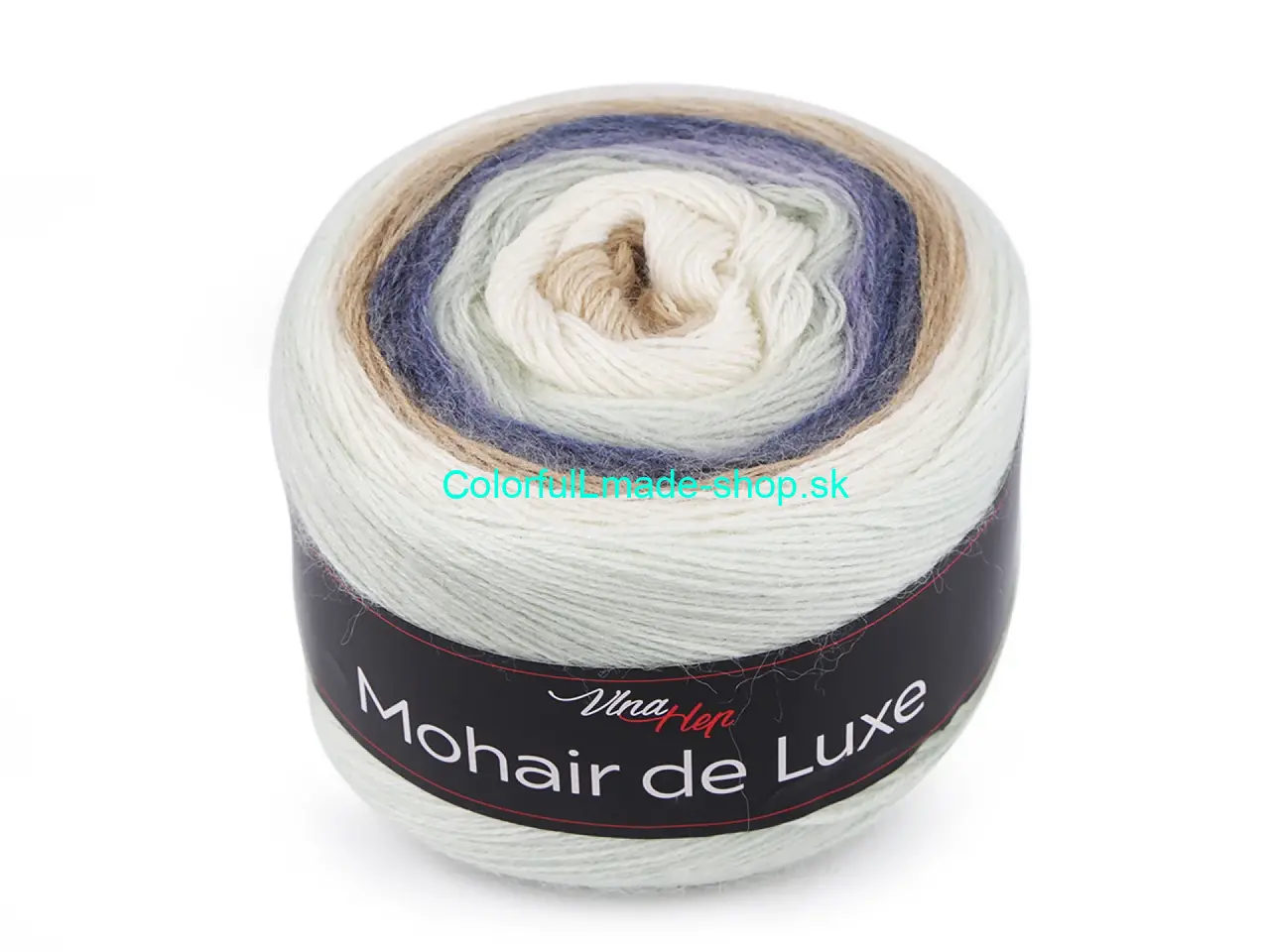 PRÍSPEVOK MDV 31.05.2025 - Pletacia priadza Mohair de Luxe 150g mentolová