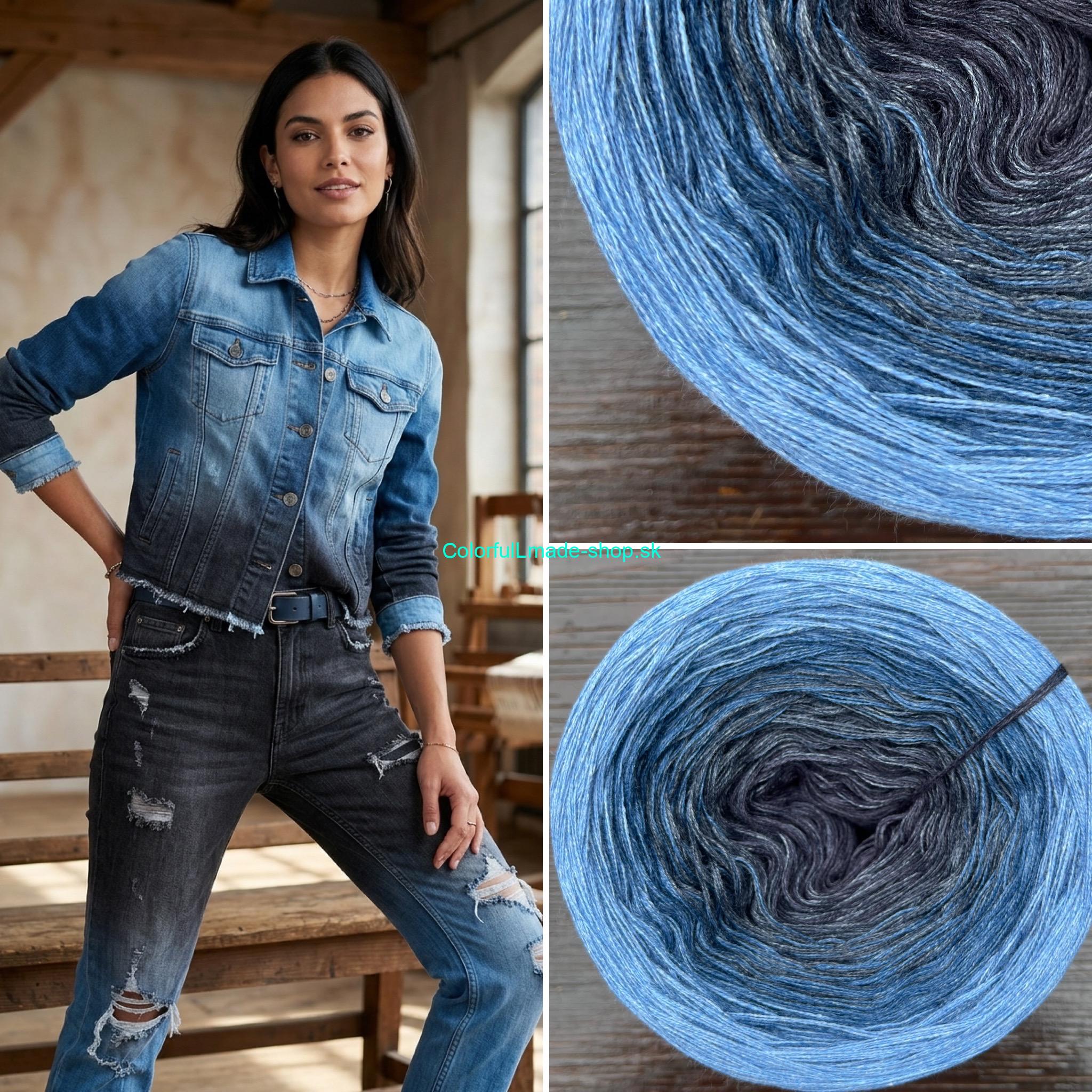 Magic OMBRÉ - Jeans 3-nitka/1000m