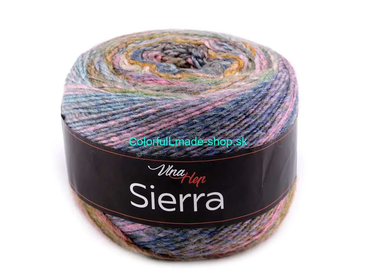 Sierra - modro-svetlá ružová - 7208