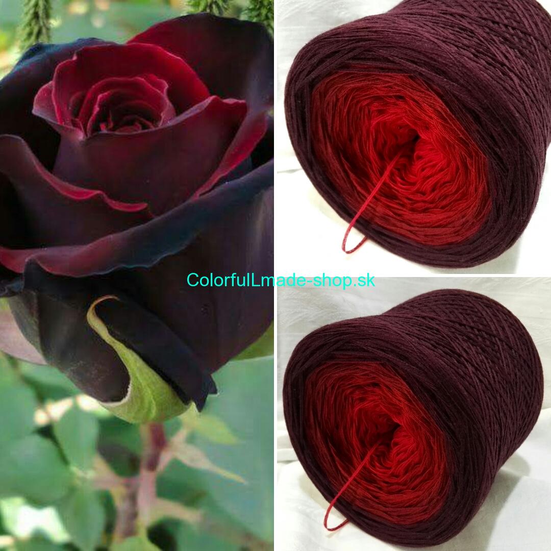 Ruža 3-nitka 300g/1500m Rose