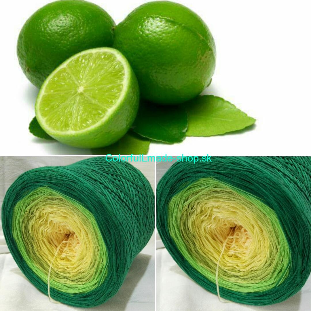 Limetka 3-nitka/1500m Lime