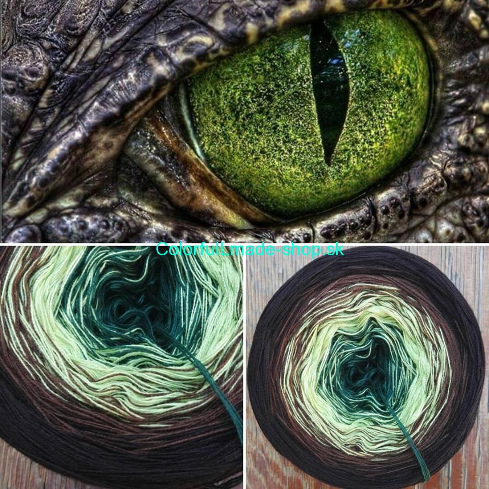 Krokodílie oko 3-nitka/1000m Crocodile eye