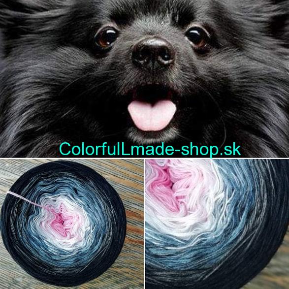 Čierny psík 3-nitka/1500m Black Dog