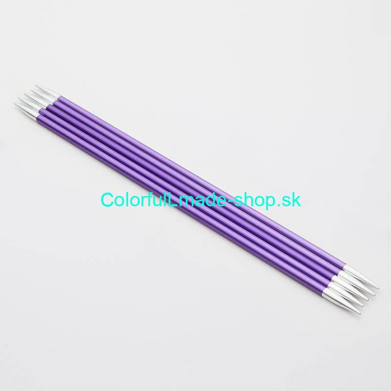 KnitPro Zing - ponožkové ihlice kovové 7,00mm